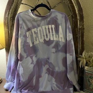 Tie Dyed  TopTequilaPurple and Violet Size Large Tie  Dyed